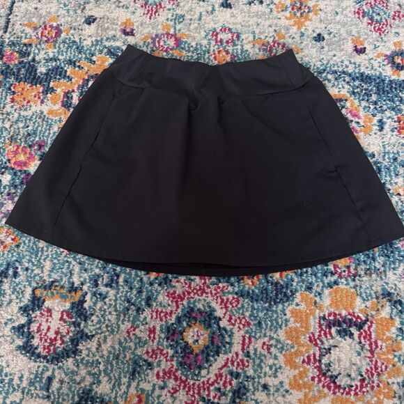 The North Face Girls Black On The Trail Skirt Skort Built in Shorts Size‎ Medium - Picture 2 of 8